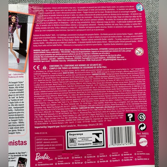 Barbie Fashionista Sassy Fashion Pack Outfits Clothes 2010 Traveling Barbie - Picture 7 of 8